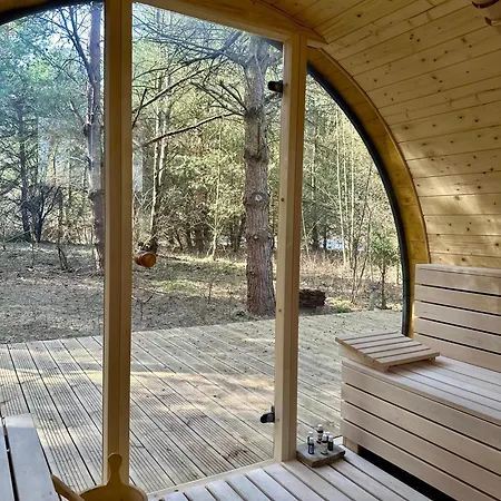 Lesna Sauna Wilcze Wzgorze 度假居 Kleszczewo (Gizycko)